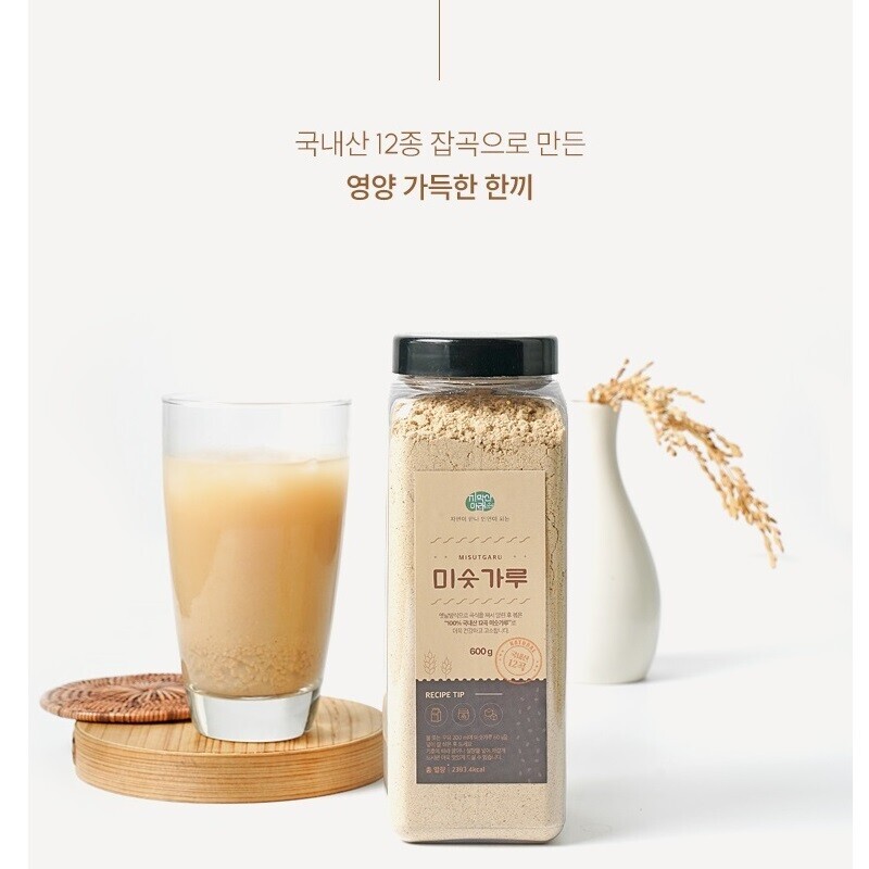협동조합연과미소,연과미소 쪄서말린 12곡 미숫가루 600g