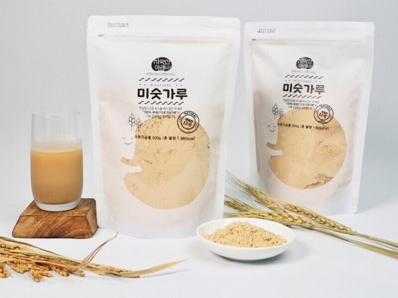 협동조합연과미소,연과미소 쪄서말린 12곡 미숫가루 600g